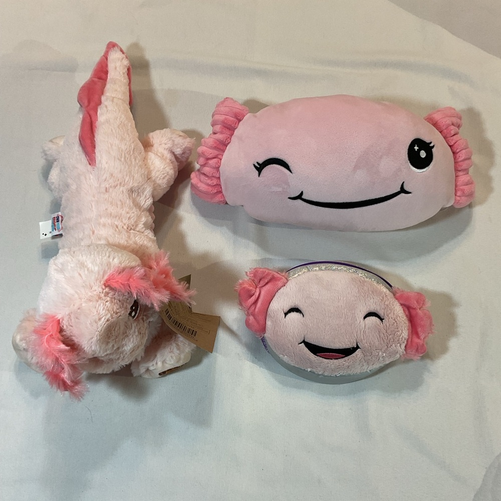 Own Your Magic (3pc Bundle ) Pink Lucy the Axolotl Girl Scout Plushie